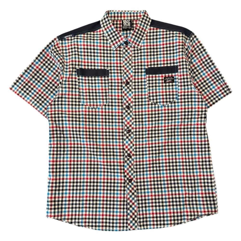 Y2K Enyce Plaid Button Up